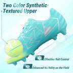 Vizari Lucia Junior Firm Ground Soccer Cleats Aqua/Lime