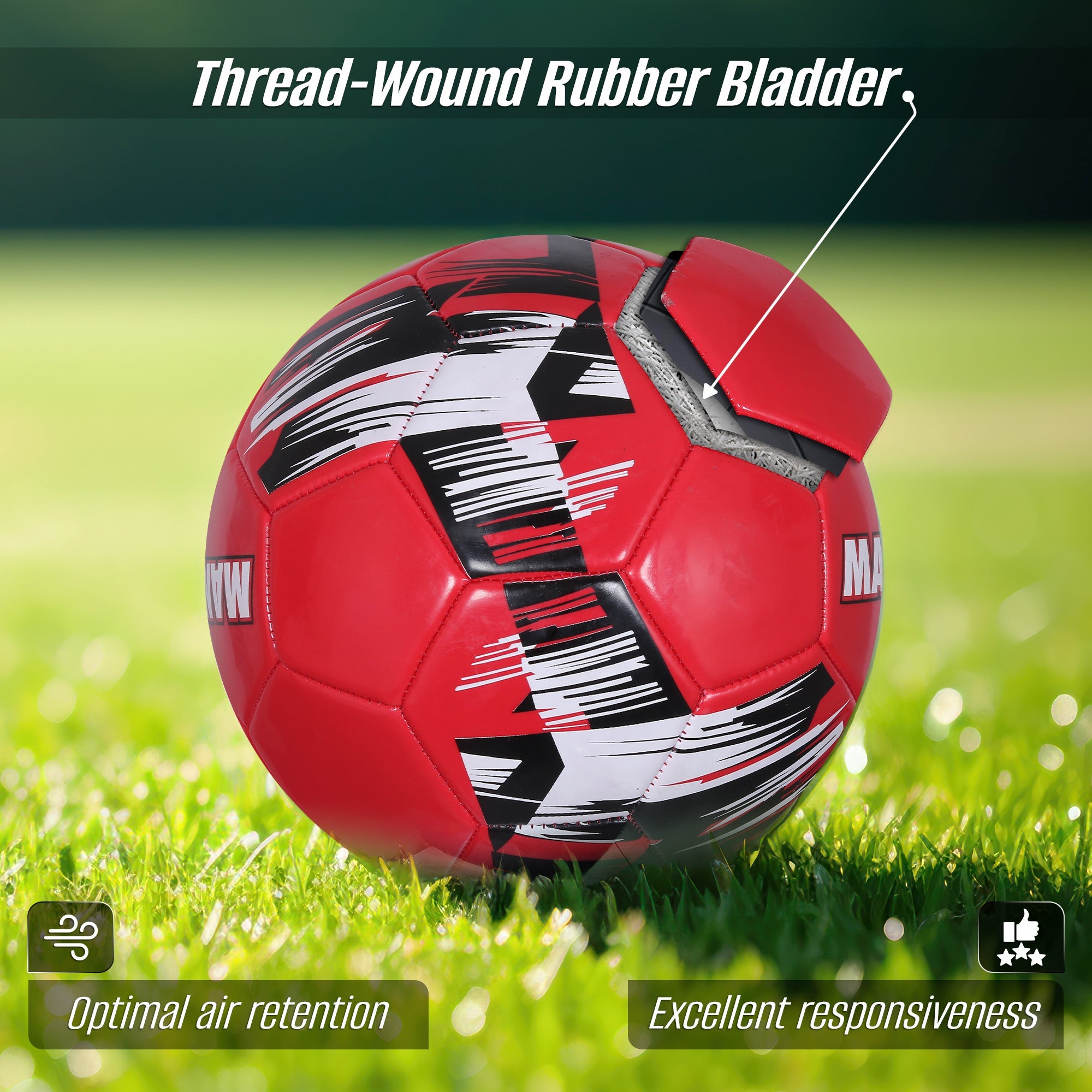 Club Team Soccer Balls - Manchester Red - Vizari Sports