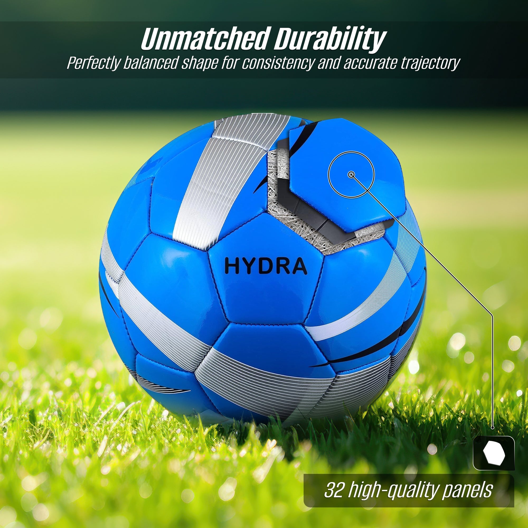 Vizari Hydra Soccer Ball – Blue