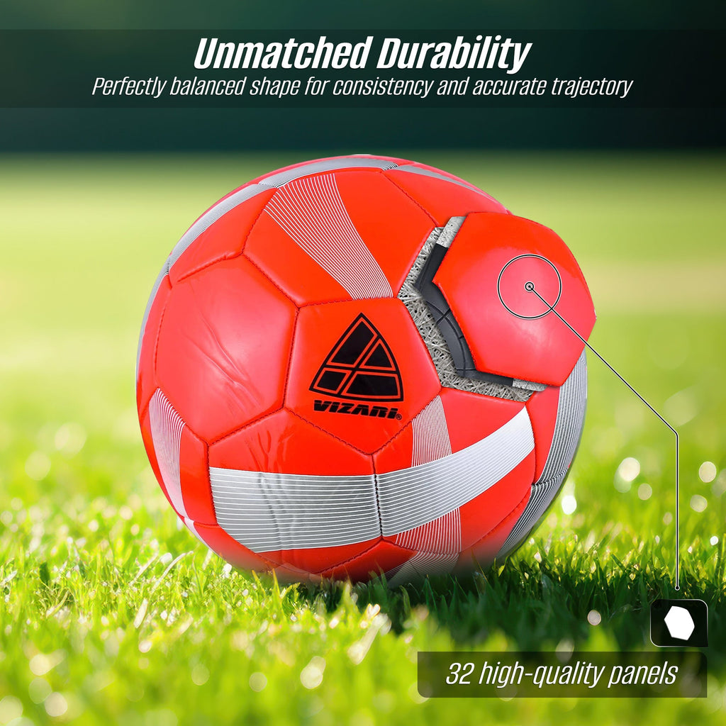 Vizari Hydra Soccer Ball Red