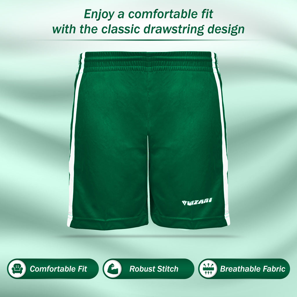 Campo Soccer Shorts - Forest Green - Vizari Sports