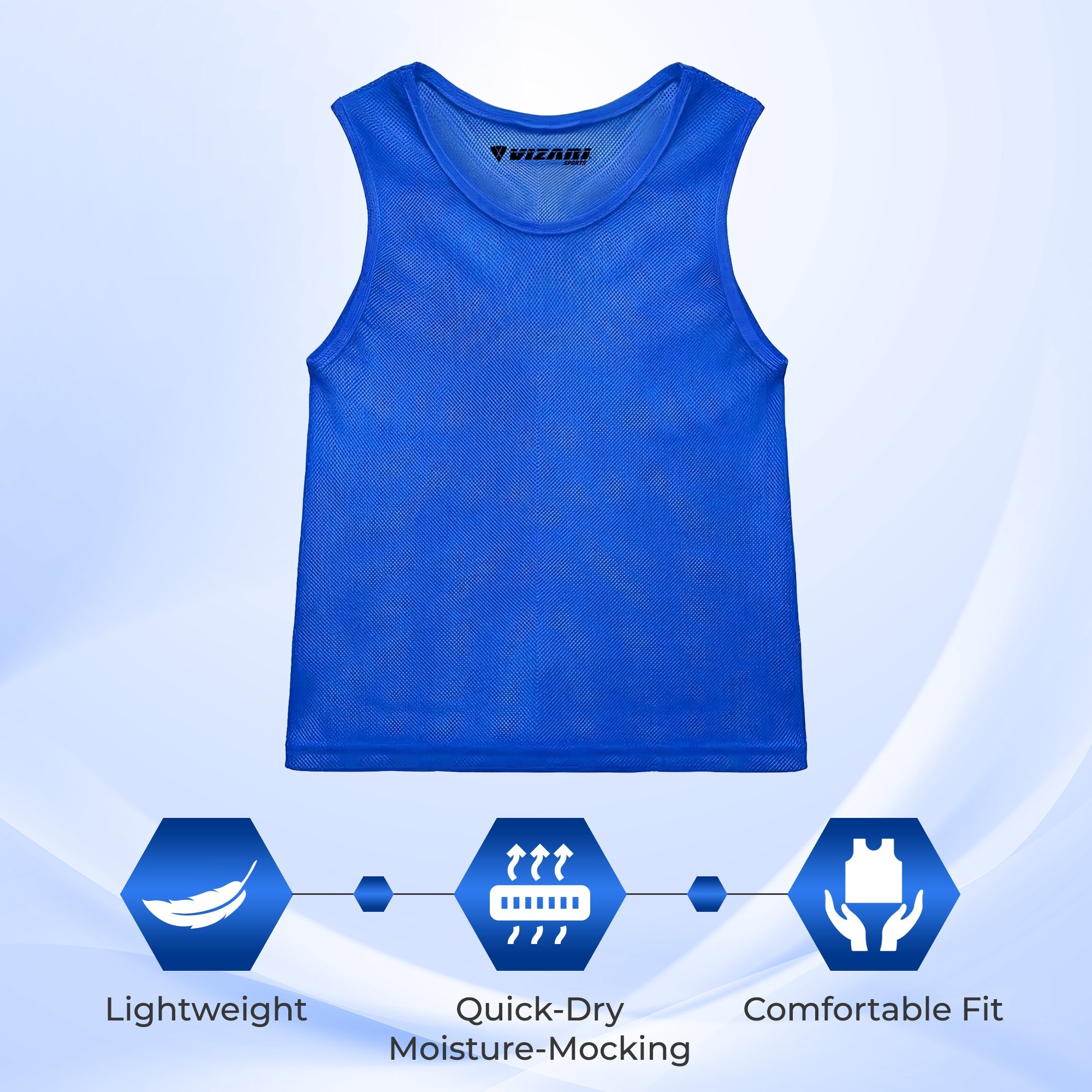 Scrimmage Vest-Blue - Vizari Sports