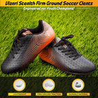 Vizari Stealth Firm Ground Soccer Shoes – Black/Orange