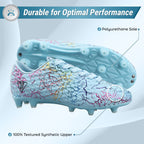 Zodiac Junior Firm Ground Soccer Shoes - Sky Blue