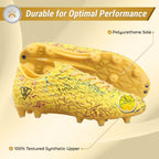 Vizari Zodiac Junior Kids Firm Ground (FG) Soccer Cleats -Yellow, Youth Sizes 8C