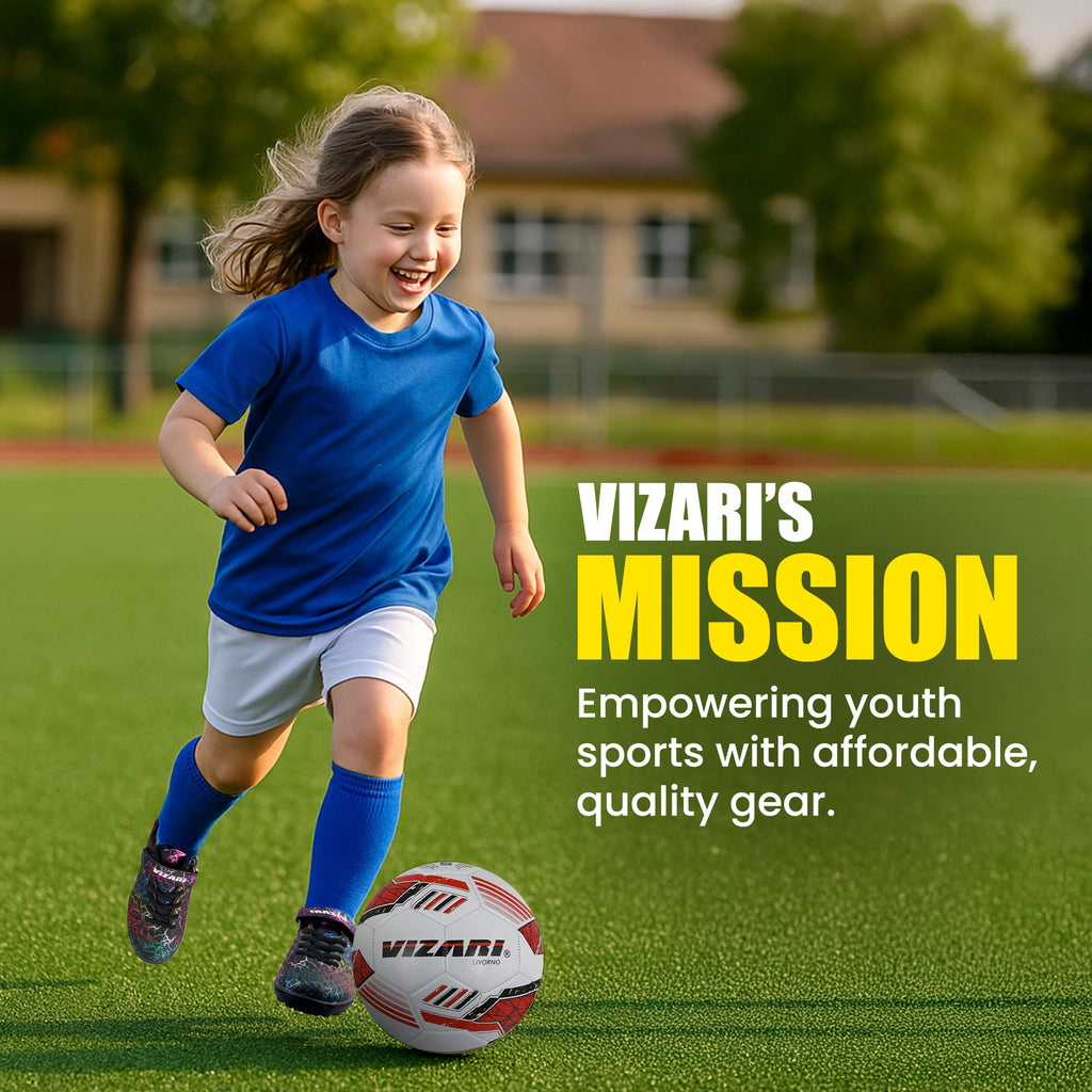 Vizari Sports Junior Turf Soccer Shoes with Velcro - Blue