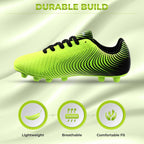 Vizari Stealth Firm Ground Soccer Shoes – Green/Black