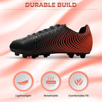 Vizari Stealth Firm Ground Soccer Shoes – Black/Orange