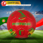 Mini National Team Soccer Balls-Portugal Red - Vizari Sports