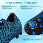 Vizari Teramo Firm Ground Soccer Shoes – Blue/Black