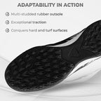 Vizari Valencia Turf Soccer Shoes – Black/White