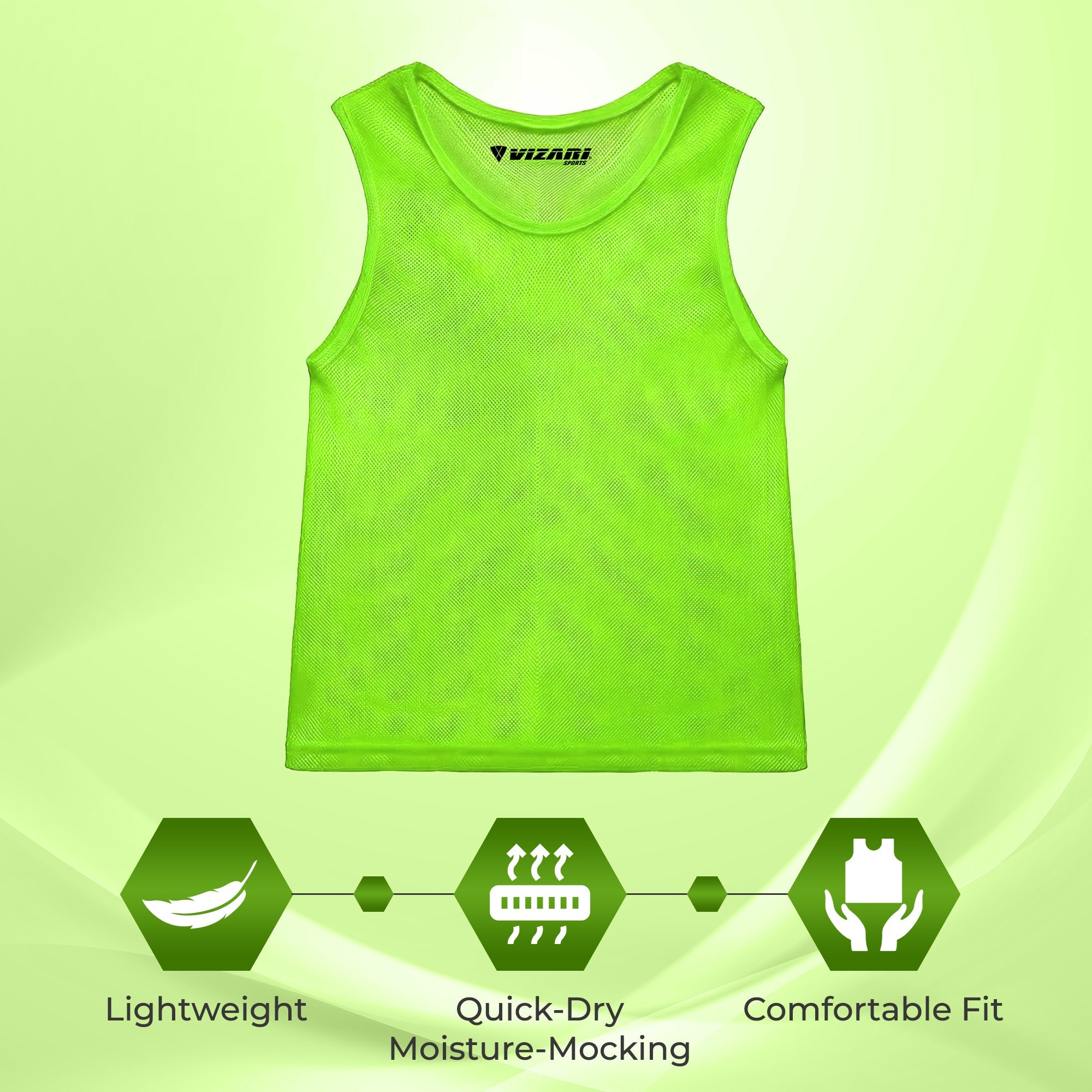 Scrimmage Vest-Green - Vizari Sports