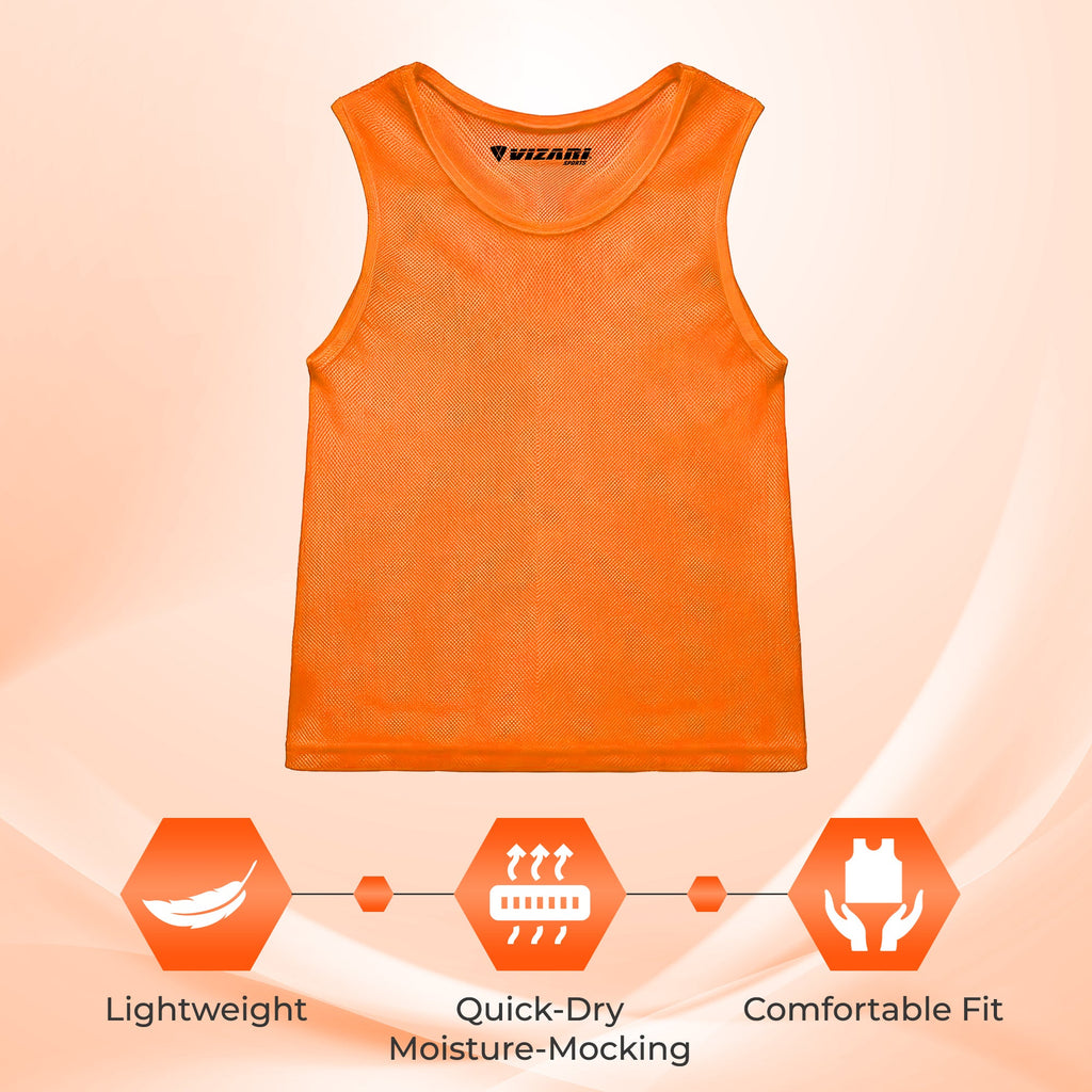 Scrimmage Vest-Orange - Vizari Sports