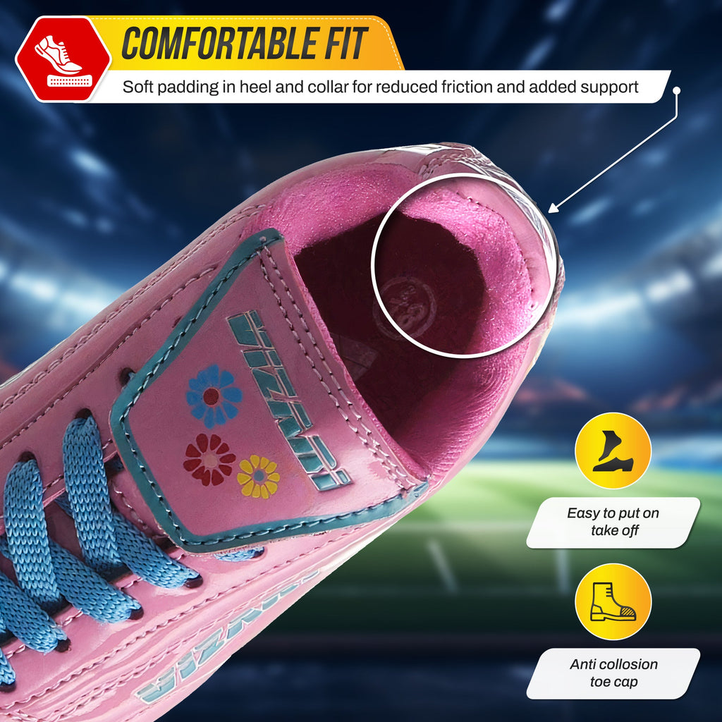 Blossom Firm Ground Soccer Shoes-Pink/Blue - Vizari Sports