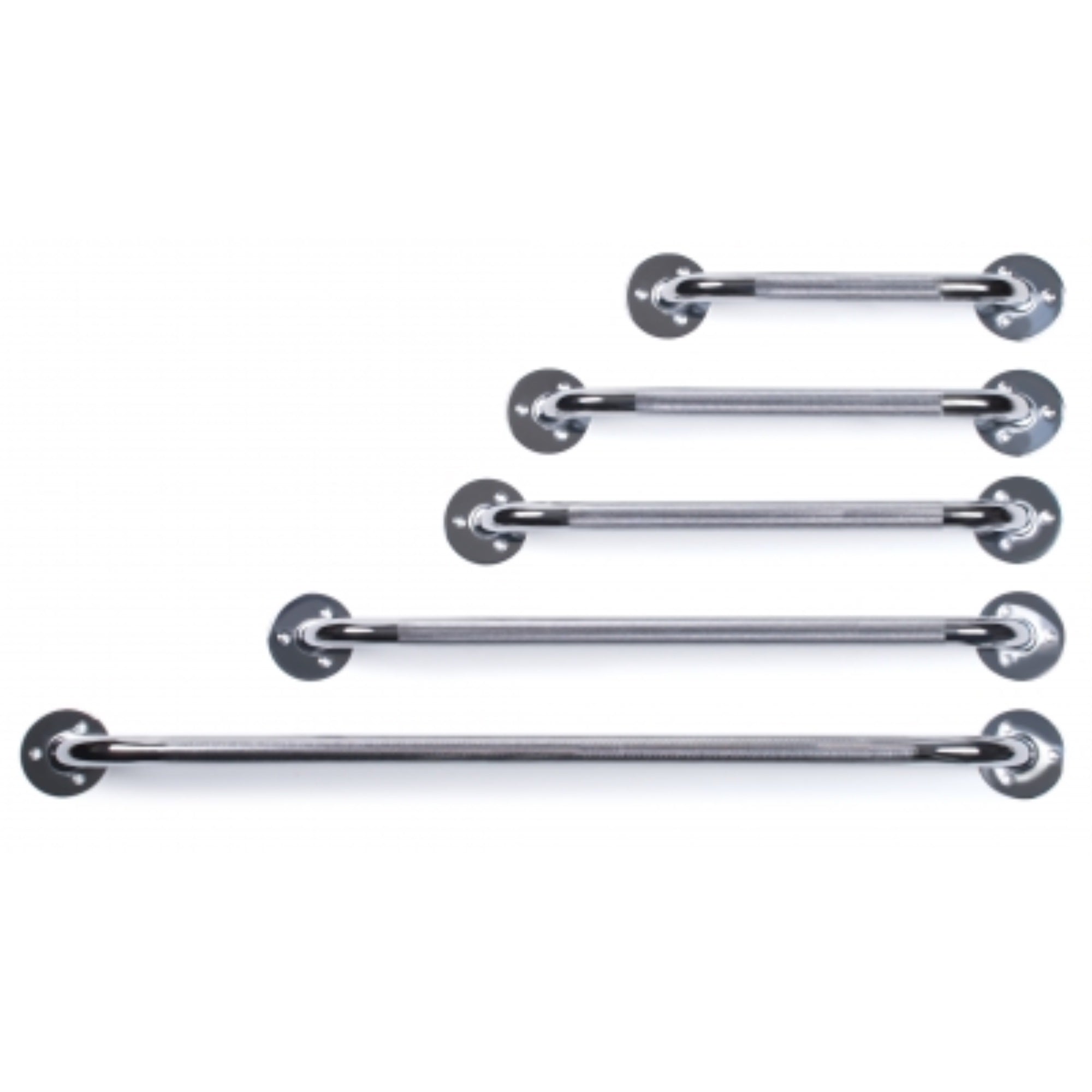 GRAB BAR 32 CHROME KNURLED LUMEX