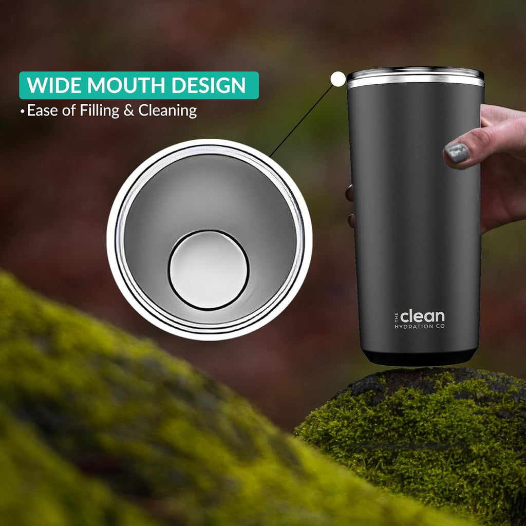 20oz Tumbler - wide-mouth design for easy filling