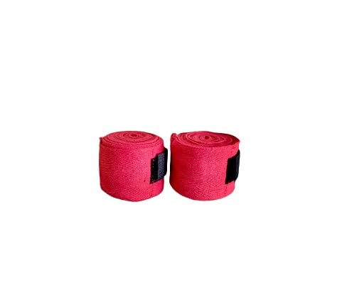 Le Buckle Hand Wraps Sets (Equal Blue And Red Pairs Sets) For Boxing, Punching, Mma, Taekwondo, Fitness And Workout Training(300