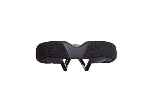 Volt Wide Cromoly Black Saddle