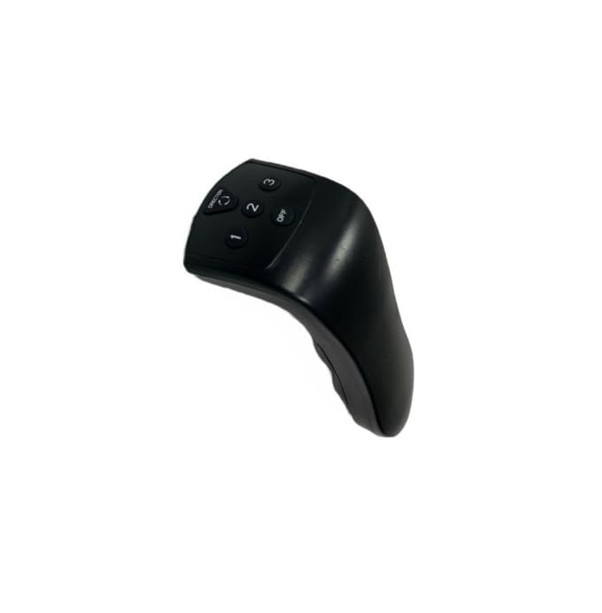 Leg Xercise Ellipse Wireless Remote Control For Exercise Equipment, Black