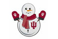 Rico Industries Ncaa Indiana Hoosiers Snowman Shape Cut Pennant - Home And Living Room D  Cor - Soft Felt Ez To Hang, 18X0.10X18