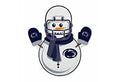 Rico Industries Ncaa Penn State Nittany Lions Snowman Shape Cut Pennant - Home And Living Room D  Cor - Soft Felt Ez To Hang