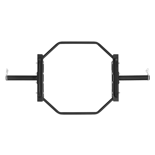 Vevor Trap Bar, 500 Lbs Hex Barbell Trap Bar, 55.7'' Squat Deadlift Barbell, 25Mm Diameter Weight Lifting Strength Training Shru