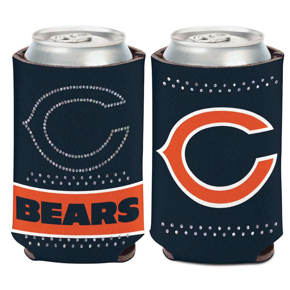 Chicago Bears Can Cooler Bling - Special Order