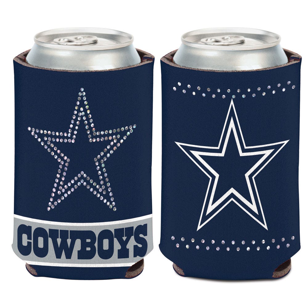 Dallas Cowboys Can Cooler Bling - Special Order