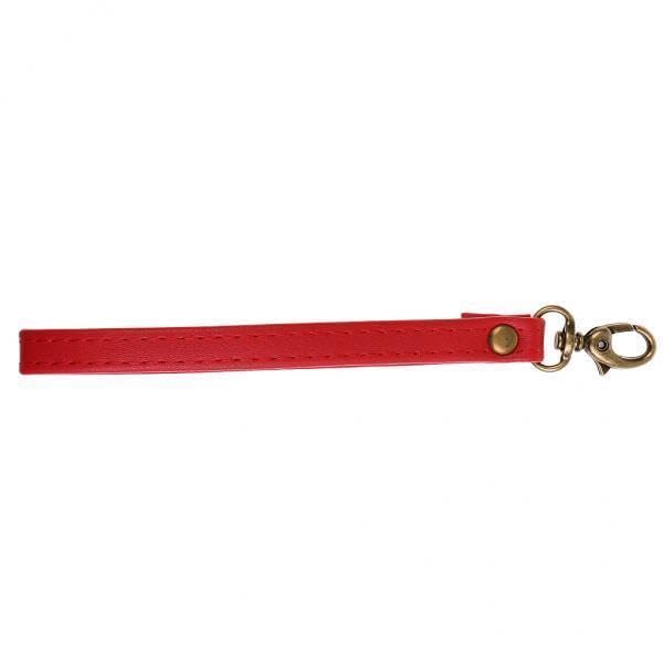 Ujeavette 2Xdurable Leather Replacement Wrist Strap For Clutch, Wristlet, Purse Red