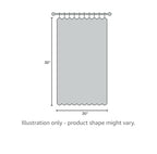 Taylor Made Pontoon Boat Privacy Partition Curtain - Gray 30'' W X 30'' D X 70'' H, Compatible With Bimini Or Hard Top, Marine-G