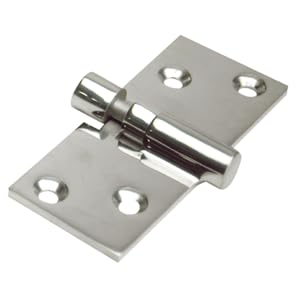 Whitecap Take-Apart Motor Box Hinge 1-1/2'' X 3-5/8'' 316Ss