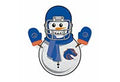 Rico Industries Ncaa Boise State Broncos Snowman Shape Cut Pennant - Home And Living Room D  Cor - Soft Felt Ez To Hang