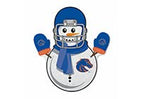 Rico Industries Ncaa Boise State Broncos Snowman Shape Cut Pennant - Home And Living Room D  Cor - Soft Felt Ez To Hang