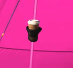 Red Suricata Cup Holder For Drinks - Accessory For Sun Shade Canopy Tent - Attaches To Tent Pole - Holds One Beverage (Cup, Bott