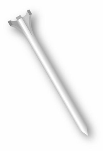 Zero Friction Tour 3-Prong Golf Tees (3-1/4 Inch, White, Pack Of 30)