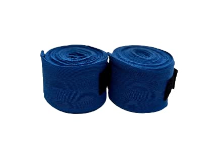 Le Buckle Boxing Hand Wraps, Hand Bandage For Boxing And Workout 300Cms (Blue)