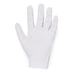 Under Armour Boys Ua Youth Isochill Golf Gloves , White (100)/Steel , Left Hand Youth Medium
