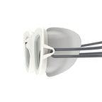 Speedo Unisex-Child Swim Goggles Sunny G Ages 3-8, White/Grey