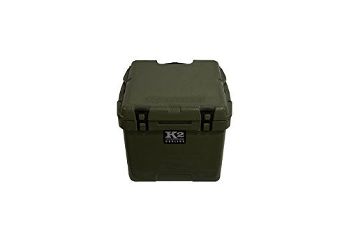 K2 Coolers Summit Wheeled 30 Cooler, Duck Boat Green