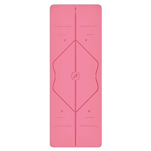 Liforme Travel Yoga Mat - Free Yoga Bag Included - Patented Alignment System, Warrior-Like Grip, Non-Slip, Eco-Friendly, Ultra-L