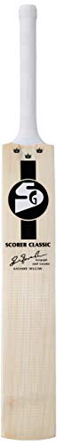SG Scorer Classic Kashmir Willow Cricket Bat ( Size: Size 4,Leather Ball )