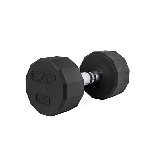 Cap Barbell 12-Sided Coated Dumbbell, 20 Lb