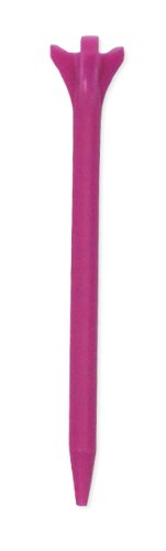 Zero Friction Tour 3-Prong Golf Tees (2-3/4 Inch, Pink, Pack Of 40)