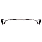 Body-Solid Tools Pro-Style Pro-Grip Lat Pulldown Bar, Home Gym Cable Machine Attachment For Lats, Shoulders, Arms Development, W