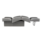 Wise 8Wd707P-1-664 Deluxe Lounge Seat (Grey/Charcoal)