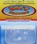 Doc'S Proplugs - Preformed Protective Earplugs (Pair) Clear, Vented, With Leash. Ear Protection For Musicians, Scuba Diving, Sno