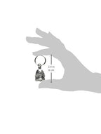 Hot Leathers Bea1025 Silver Never Ride Faster Guardian Bell 1X1.5