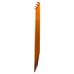 Bluecell 4Pcs Orange Color Aluminum Tent Stakes For Camping In Snow And Sand Tent Boating Hiking Backpacking Picnic Shelter Shad