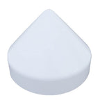 Cone Style Pylon Cap For Marine Dock (White, 9 Inch)