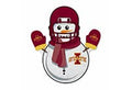Rico Industries Ncaa Iowas State Cyclones Snowman Shape Cut Pennant - Home And Living Room D  Cor - Soft Felt Ez To Hang